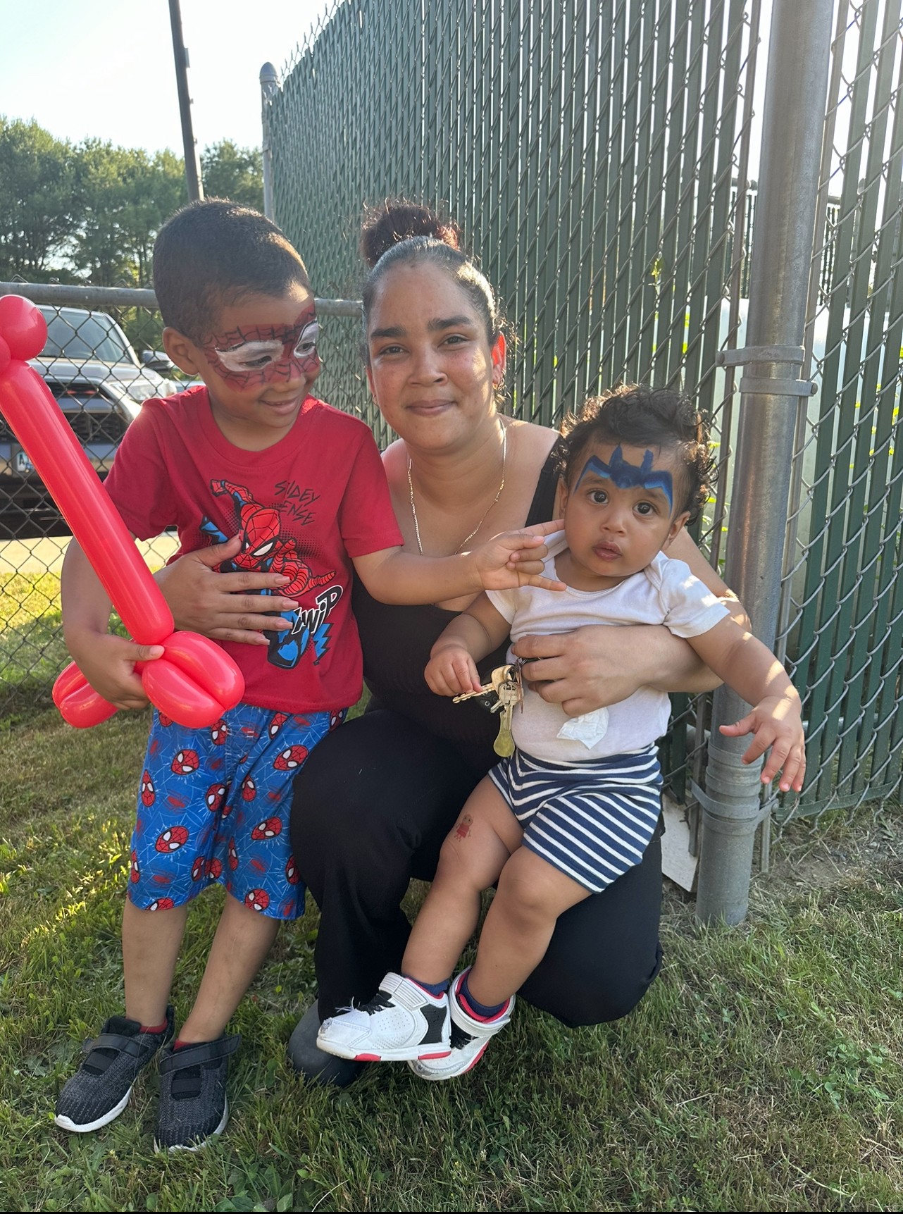 A family with children attending TVCCA Little Learners