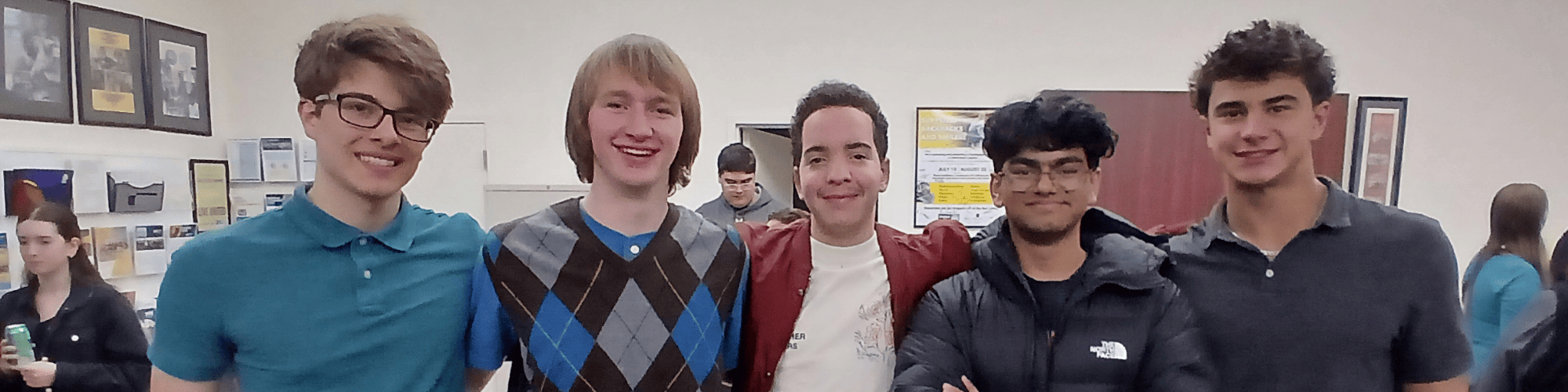 Participants posting for a photo at last year's Student United Way Closing Celebration